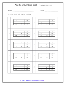 Practice Worksheet