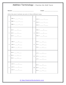 Worksheet Worksheet