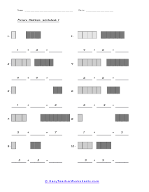 Picture Addition Worksheet