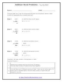 Math Worksheets