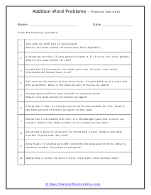 Practice Worksheet