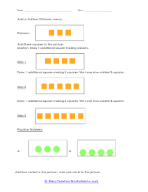 Add or Subtract Pictures Lesson