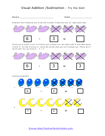 Practicing Addition and Subtractio Worksheet