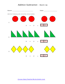 Warm Up Worksheet