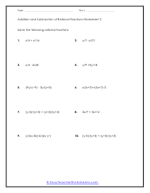 Worksheet 2