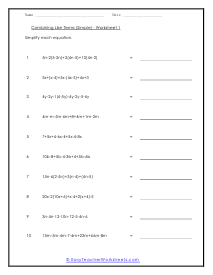 Simple Worksheet 1