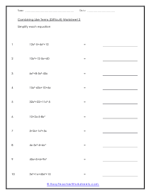 Difficult Worksheet 2