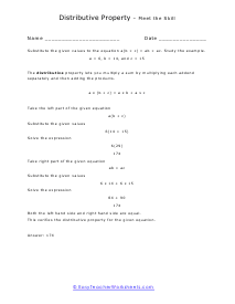 Substituting Inside Equations Lesson