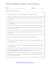 Deep Worksheet