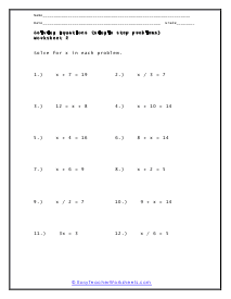 Simple Worksheet 4