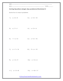 Worksheet 2