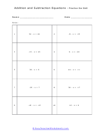 Practice the Skill Worksheet