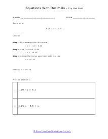 Practice Worksheet 1