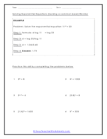 Review Section Worksheet