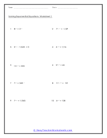 Practice Worksheet 1