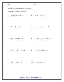 Mixed Operations Practice Worksheet 2