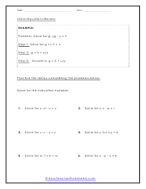 Review Sheet