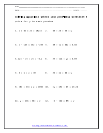 3 Step Problems Worksheet 2 Worksheet