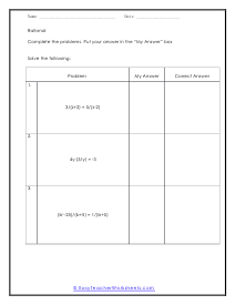 Do Now Worksheet