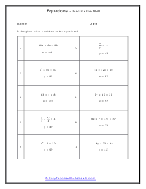 Is it Correct Worksheet