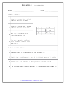 Full Skill Review Worksheet