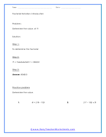 Factorial Notation Lesson