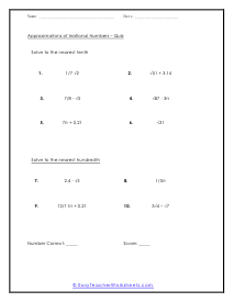 Skill Quiz