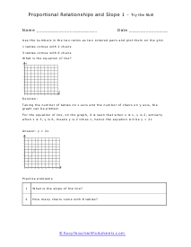 Tables and Chairs Worksheet