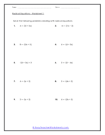 Worksheet 3