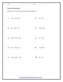 Intermediate Worksheet 2