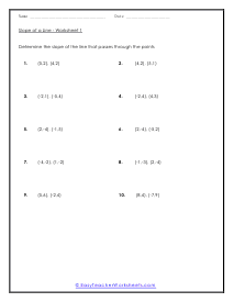 Passing Through Worksheet