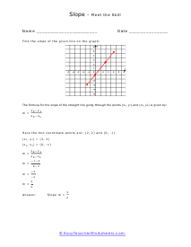 What Is Slope Lesson