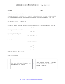 Practice Worksheet