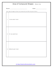 Warm Up Worksheet