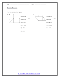 Practice Problem Worksheet