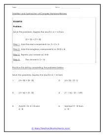 Complex Numbers