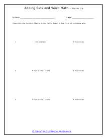 Place Values and Number Form Worksheet 2