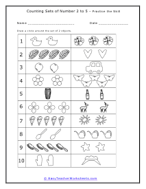 Sets of 2 Practice Worksheet