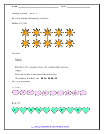 Counting Sequence Lesson