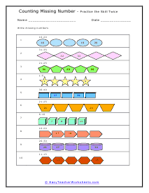 Number Sequences Worksheet