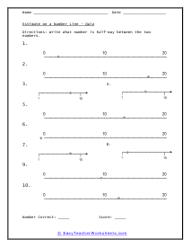 Estimation Worksheets