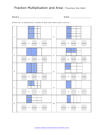 Area Model Multiplication Worksheets