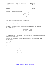 How to Construct Angles Using a Compass & Straight Edge