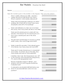 Integer Worksheets