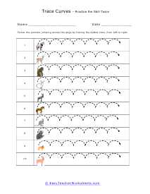 Curve Trace Practice Worksheet