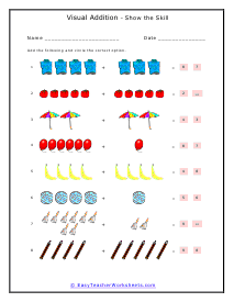 Visual Addition Drills