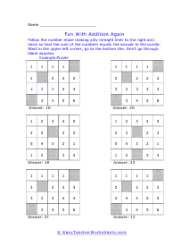 Math Puzzle Worksheets