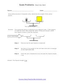 Measurement Worksheets