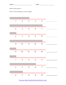 Measuring with a Ruler (with Answer Key)