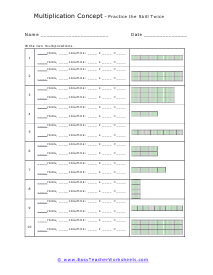 Multiplication Worksheets